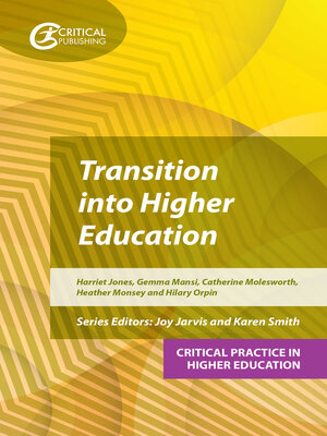 cover image of Transition into Higher Education